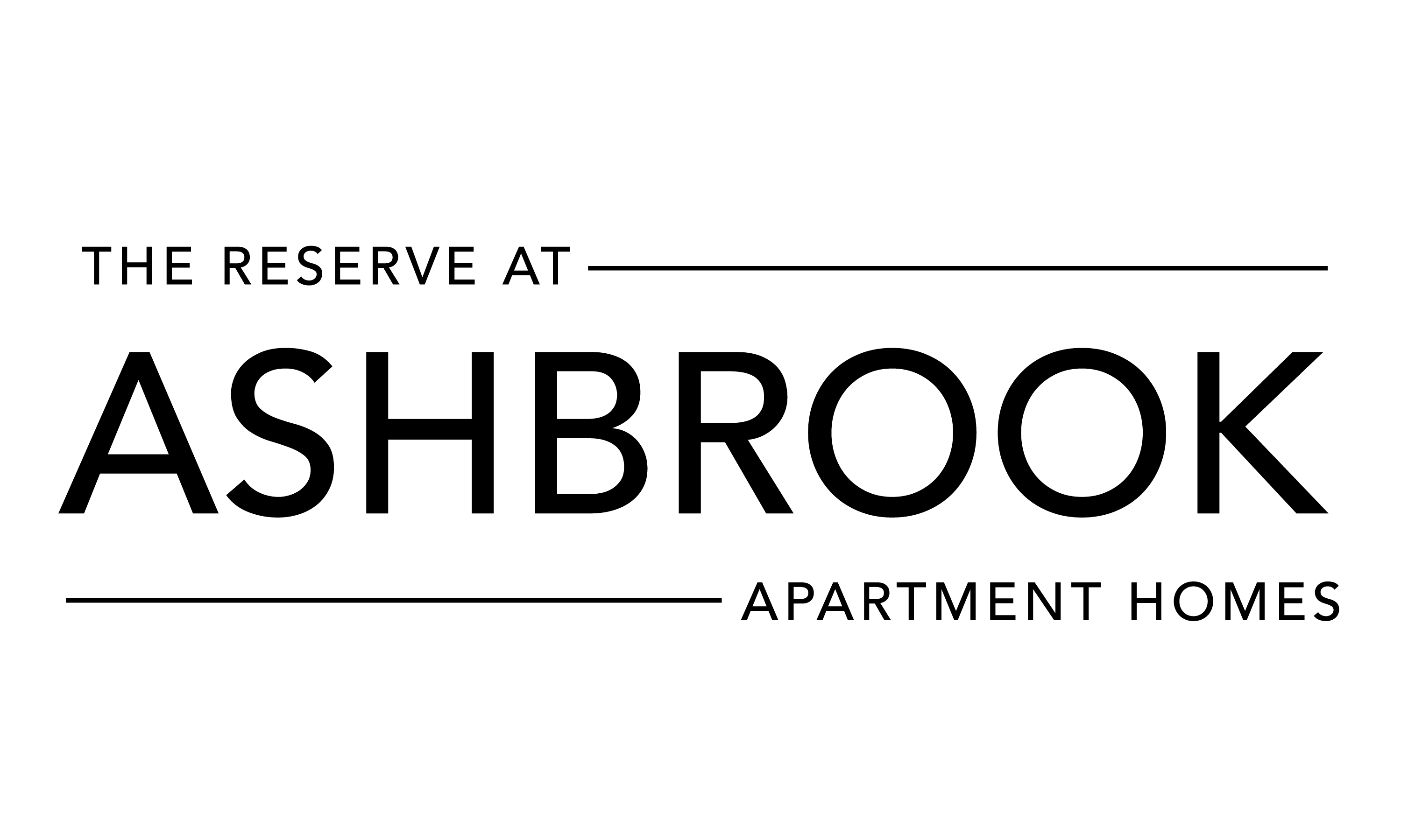 Reserve at Ashbrook Logo Black